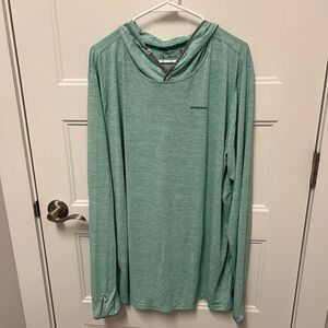 Patagonia Light Green Hooded Top